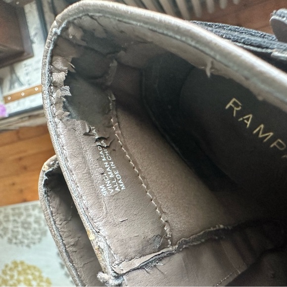 Rampage Faux Leather Vinci Ankle Booties Taupe Brown Fall Boots Size 9 - Picture 8 of 10